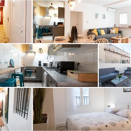Duplex Liberte-grande Terrasse-clim-quartier Roquette *