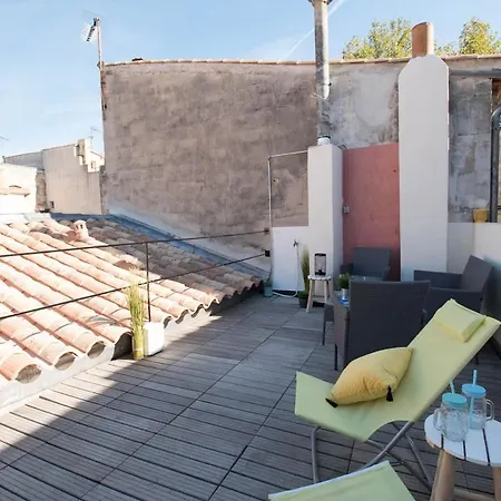 Duplex Liberte-grande Terrasse-clim-quartier Roquette Apartment Arles
