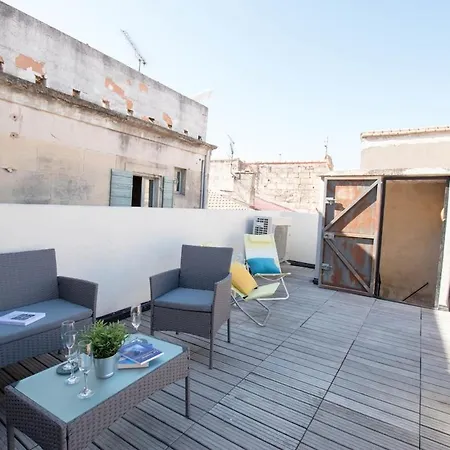 Duplex Liberte-grande Terrasse-clim-quartier Roquette