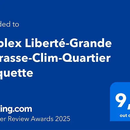 Apartment Duplex Liberte-grande Terrasse-clim-quartier Roquette